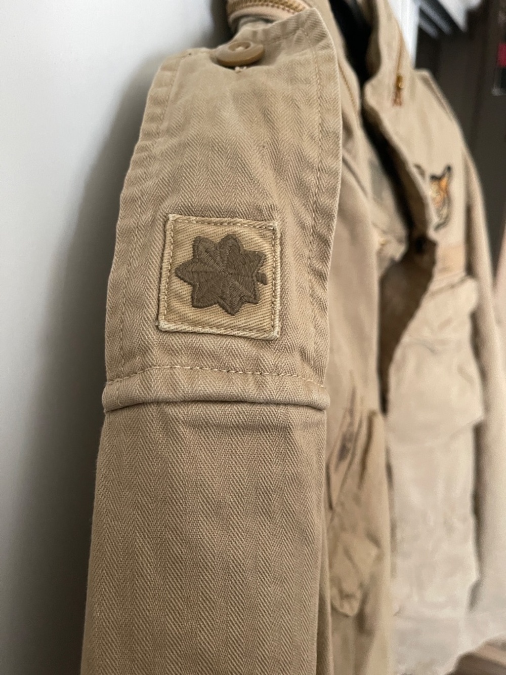Polo Ralph Lauren US RL Tan Military Patch Jacket 2XLT NWT - Picture 8 of 11